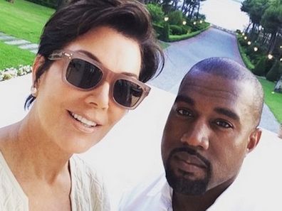 Kris Jenner, Kanye West, Instagram, photo