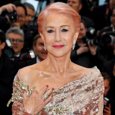 Dame Helen Mirren attends the screening of "Les Plus Belles Annees D'Une Vie" during the 72nd annual Cannes Film Festival.