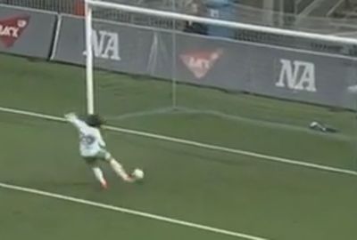 <b>A Swedish footballer has scored arguably the worst ever own goal after attempting to clear a failed kick from her goalkeeper and booting the ball into the empty net.</b><br/><br/>Retrieving a deflected kick from her keepr, Hammarby defender Helen Elke was facing her own goal she inexplicably powerd the ball into the back of the net. <br/><br/>Fortunately the blunder didn't cost Hamarby the game with the side claiming a 3-1 win over Orebro, but it was enough to place Elke in the own goal hall of shame.  <br/><br/>Click through to watch the hilarious blooper, as well as some more of our favourite own goal gaffes.<br/>