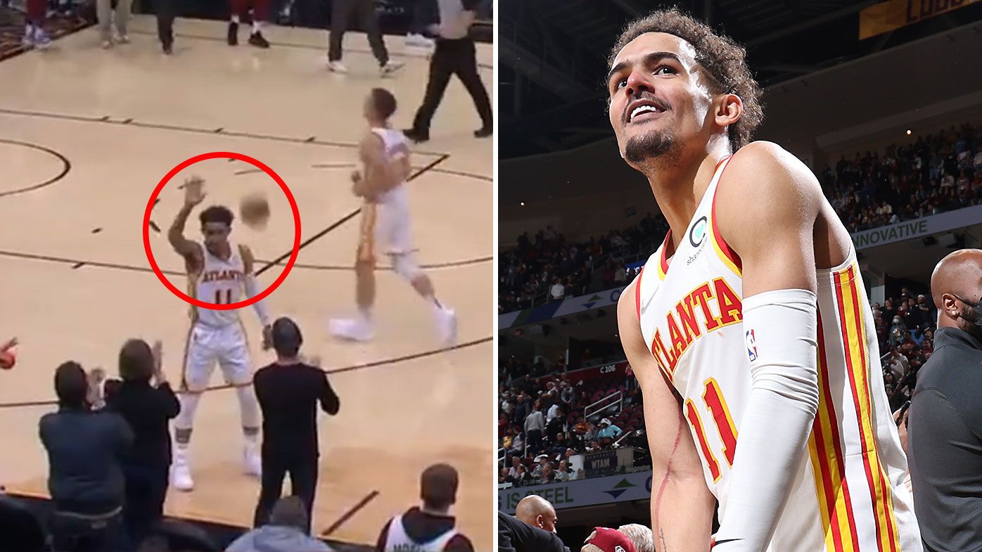 Trae Young taunts Cleveland crowd after eliminating Cavaliers in play-in game