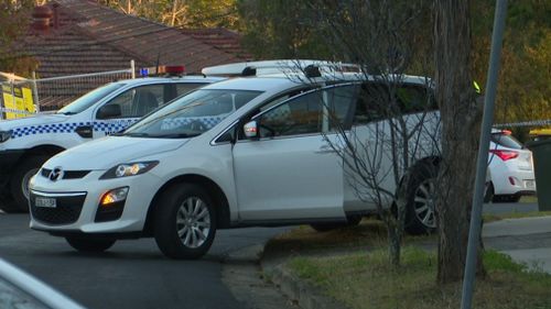 The driver and the car's owner were struck by the vehicle after it rolled while they were searching the boot. Picture: 9NEWS