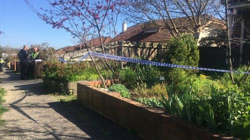 Police have cordoned off the scene in Morwell. (Iza Staskowski)