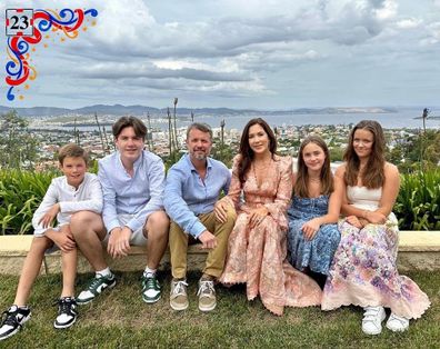 La principessa ereditaria Mary e i membri della famiglia reale danese festeggiano il Natale 2022 a Hobart