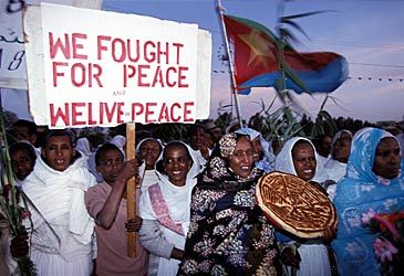 When did Eritrea gain its independence from Ethiopia?