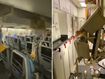 Images from inside the plane showed blood on the overheard compartments and equipment strewn inside the cabin.