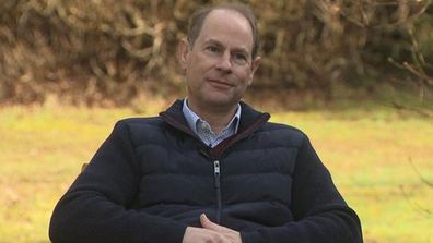 Prince Edward talks to Rhiannon Mills on UK's Sky News