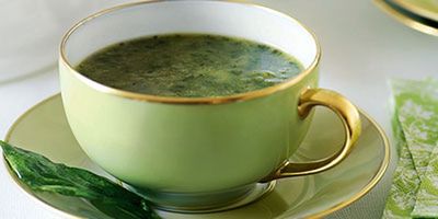 Recipe: <a href="http://kitchen.nine.com.au/2016/05/19/12/53/cos-lettuce-and-basil-soup" target="_top">Cos lettuce and basil soup</a>