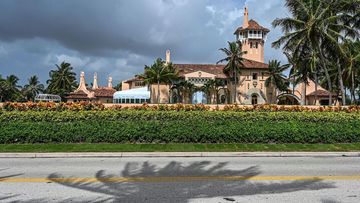 Former president Donald Trump&#x27;s home, known as Mar-a-Lago, in Florida.