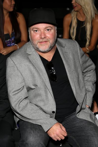 Kyle Sandilands attends the Swim show during Mercedes-Benz Fashion Week Australia 2014 at Carriageworks on April 8, 2014 in Sydney, Australia.