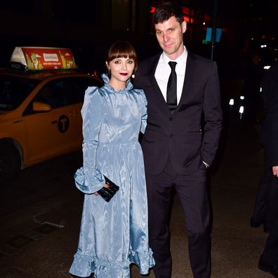 Christina Ricci, James Heerdegen, wedding reception for Char Defrancesco and Marc Jacobs, New York, 2019