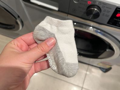 Mum Amy talks about odd socks and losing them constantly