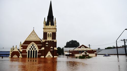 Severe flooding hits Lismore in northern NSW in the worst flood ever recorded on Monday February 28 2022. Photo: Elise Derwin / SMH.