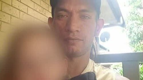 Locals named the father as Wayne Godinet.A 28-year-old woman, believed to be their mother, escaped the blaze and is in hospital.