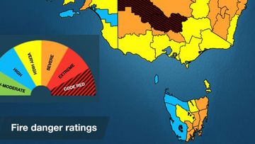 Fire Danger Ratings for a number of districts in Tasmania have been upgraded to Severe.