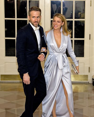 Ryan Reynolds and Blake Lively at the White House Correspondents' Dinner in Washington DC.