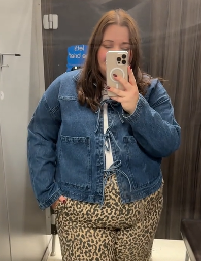 Kmart has released a new fashion find that looks identical to a high-end product and social media can't get enough of it. Tie Front Denim Jacket