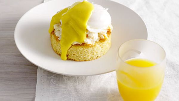 Oeufs Benedictine with smoked cod brandade