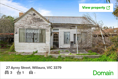 Derelict house regional victoria cheap affordable Domain listing