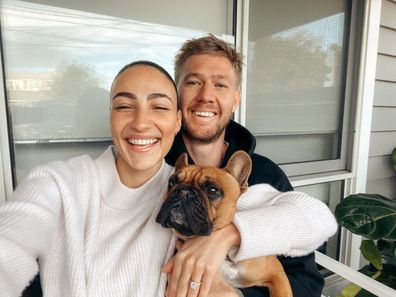 Tayla Damir and Nathan Broad get engaged Love Island Australia.