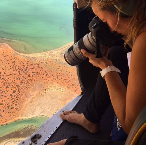 Hulia Boz says it took time to transition from celebrity photography to aerial shots. (Supplied)