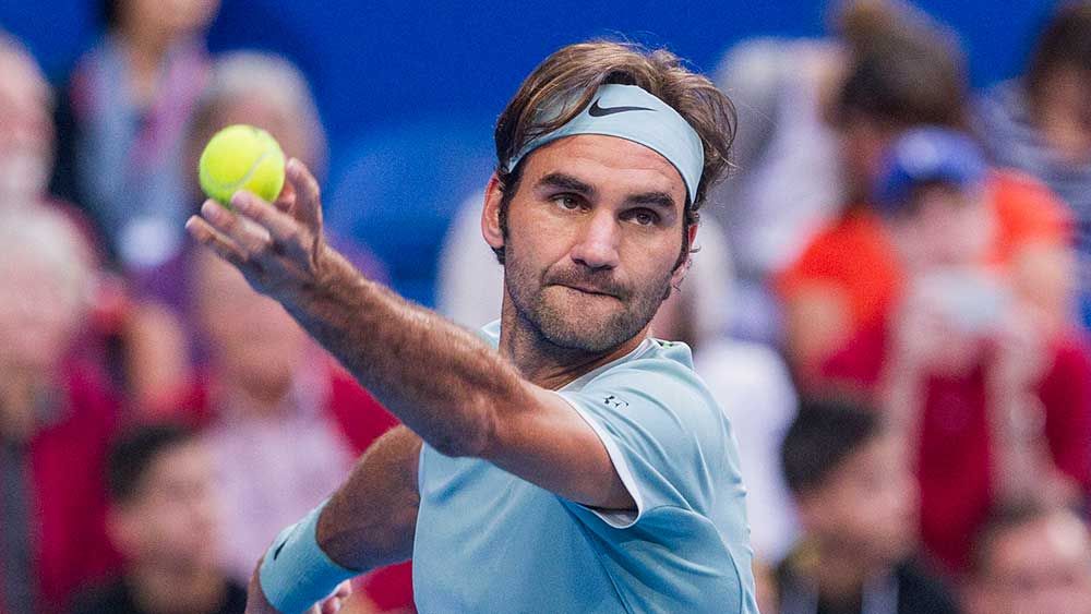 Roger Federer beat Richard Gasquet in the Hopman Cup. (AAP)
