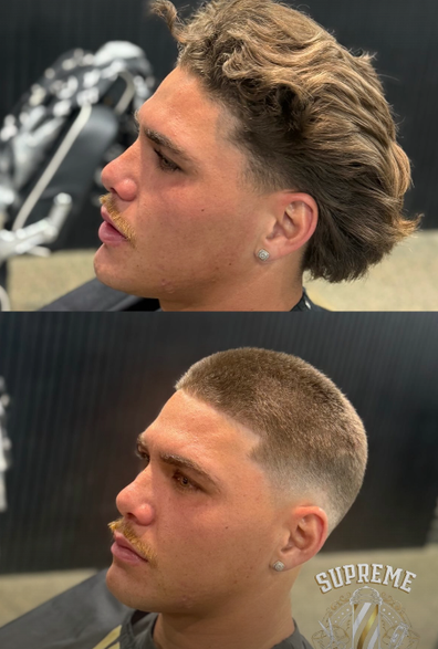 Reece Walsh Brisbane Broncos. Reece Walsh cuts his hair 