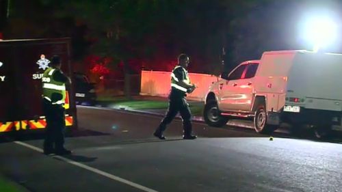 Emergency services were called to Tyler Street just after 9pm last night. (9NEWS)