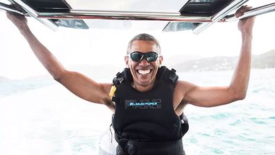 IN PICTURES: Barack Obama is living it up post-presidency on an island getaway (Gallery)