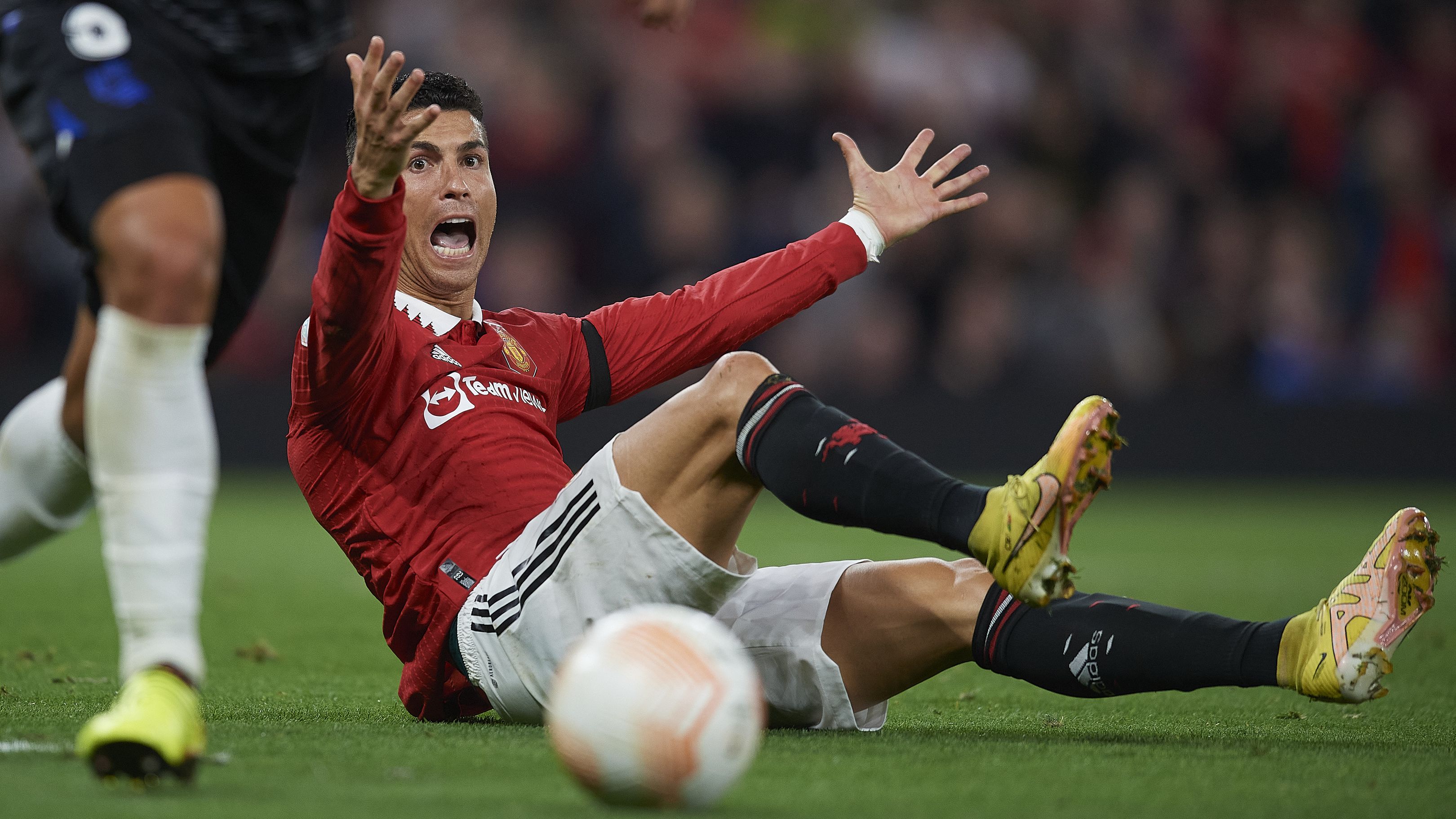 Cristiano Ronaldo at Old Trafford.