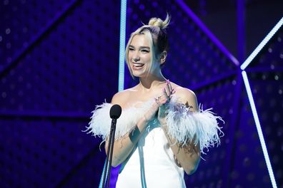 Dua Lipa presents the ARIA Award for Album of The Year during the 33rd Annual ARIA Awards 2019 at The Star on November 27, 2019