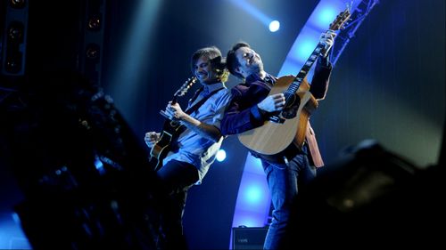 Powderfinger perform during their farewell tour in Newcastle in 2010.