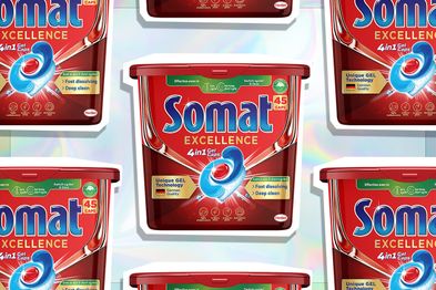 9PR: Somat Excellence 4-in-1 Dishwasher Capsules 45 Pack