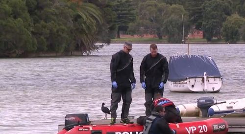 Police are investigating after a man's body was found in Melbourne's Albert Park Lake.