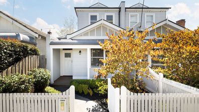 Picket fence facade Domain Melbourne house auction