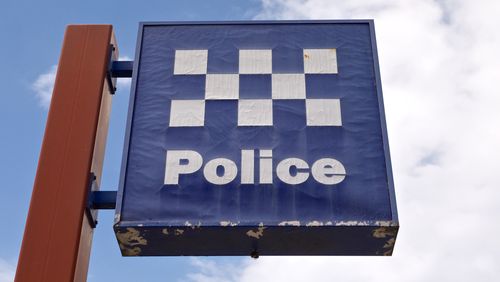 Police sign Sydney Australia