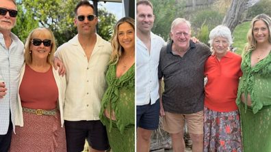 Dan and Dani Reilly celebrate baby shower