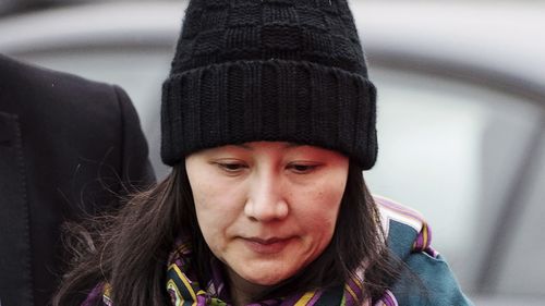 Huawei chief financial officer Meng Wanzhou is detained in Canada.