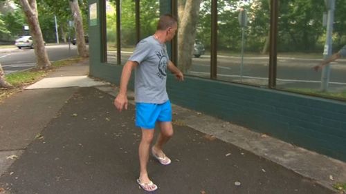 Local man Pete Smith helped subdue the attacker. (9NEWS)