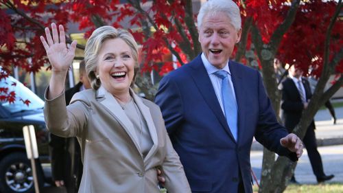 A suspicious package was sent to Hillary and Bill Clinton's New York home