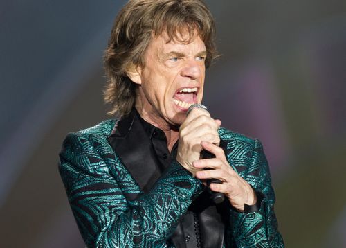 Mick Jagger at Adelaide Oval this year. (AAP)
