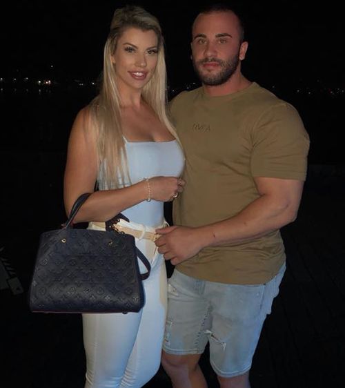 Barlin and partner Dyllan Shaw are facing court for their role in the importation of steroids and human growth hormone. Picture: Facebook