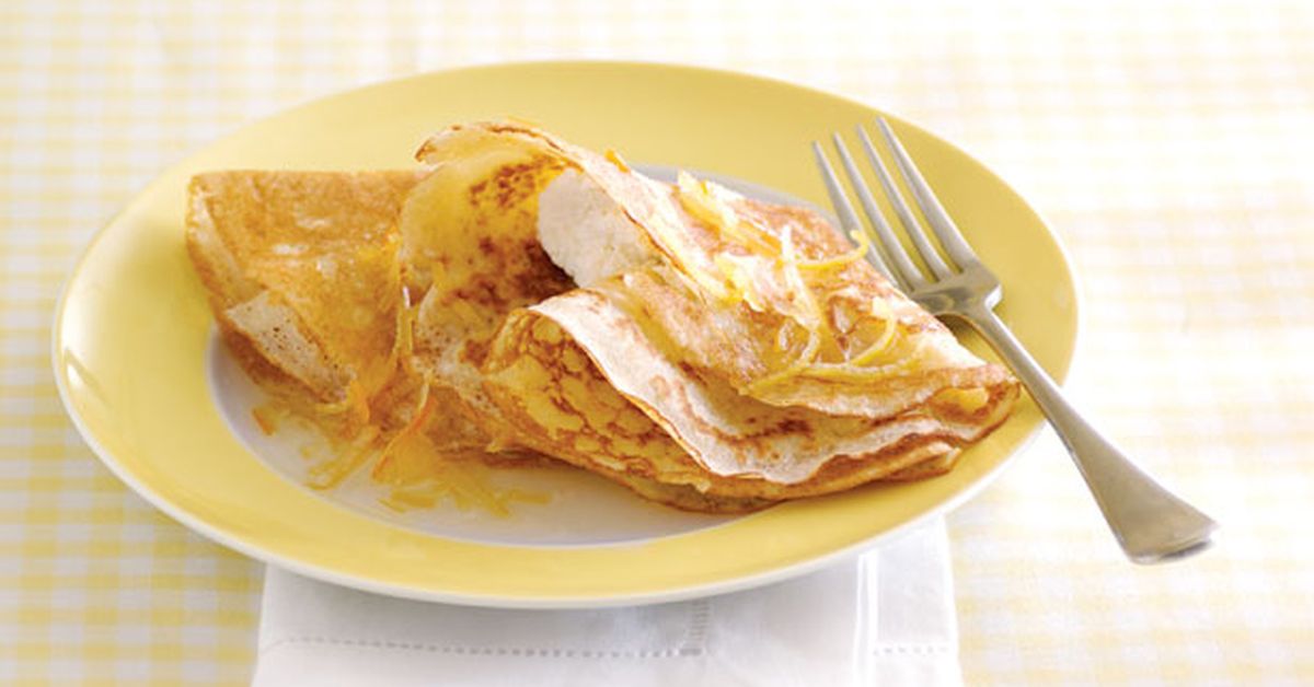 Crepes with lemon ricotta - 9Kitchen