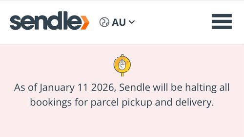 Sendle shuts down operations