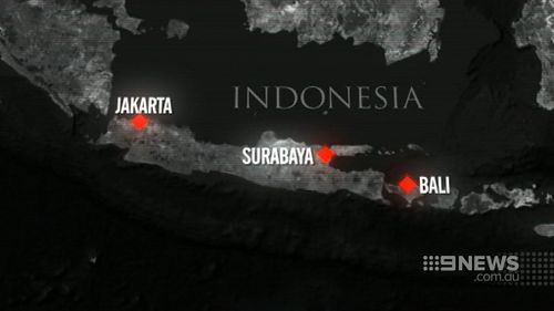 The US government on Sunday warned of a potential threat against US-associated hotels and banks in Surabaya. (9NEWS)