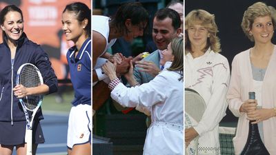 The best photos of royals with tennis stars
