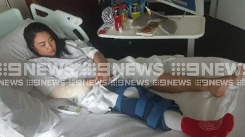 Ms Doctor remains bedridden following the incident on January 8. (9NEWS)