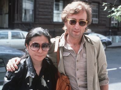 John Lennon and Yoko Ono in New York, 1980