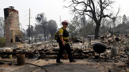 At least 300 homes have been lost to the so-called Carr Fire. Picture: AP