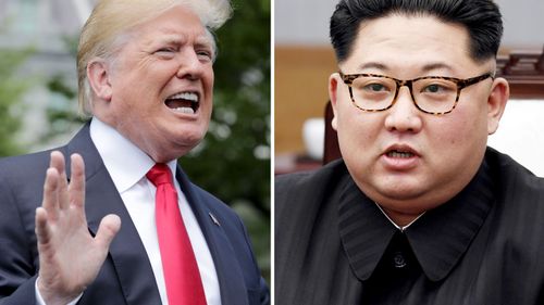 Mr Trump said he remains hopeful at summit between the US and North Korea can still take place. (AP)