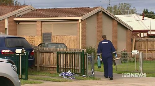 A 37-year-old St Alban's man and the delivery driver escaped unscathed as the gunmen fled. Picture: 9NEWS.